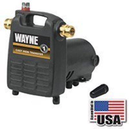 WAYNE PC4 Non-Submersible, Self-Priming Utility Pump, 120 V, 8 A, 3/4 in Inlet, 3/4 in Outlet, 1600 gph PC4